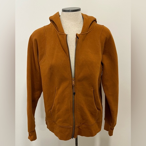 EUC Lululemon Loungeful Oversized Zip-Up Hoodie size 10 Sweatshirt Fleece Jacket - Picture 13 of 16